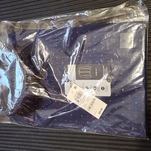 Never worn Alfani blue with red diamonds